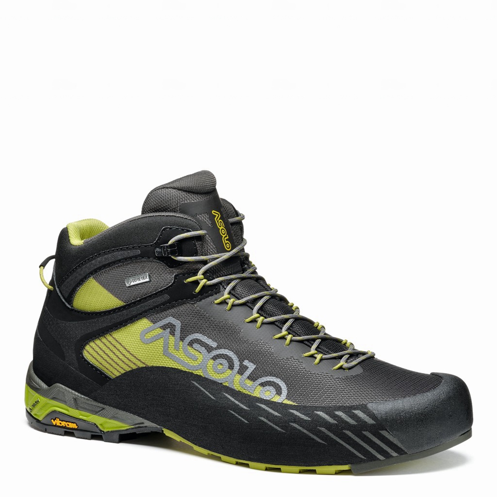 Black Men's Asolo ELDO MID GV Hiking Boots | A09278