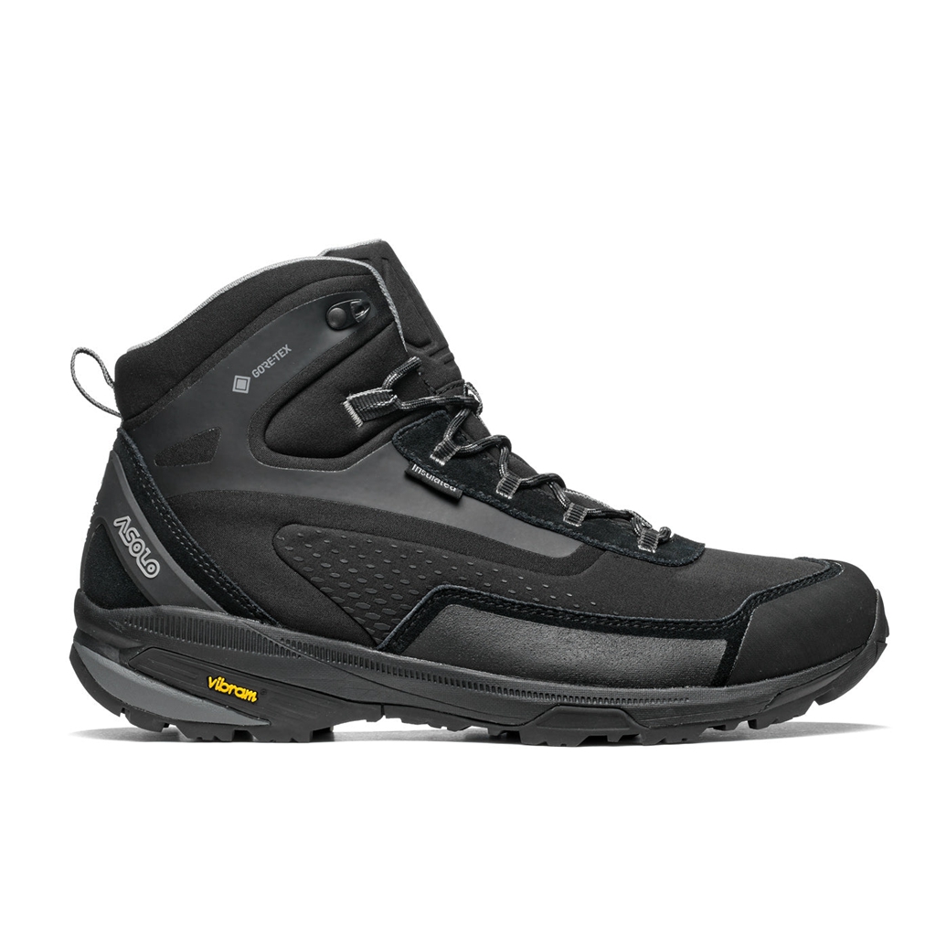 Black Men's Asolo NUUK GV Hiking Boots | A23282