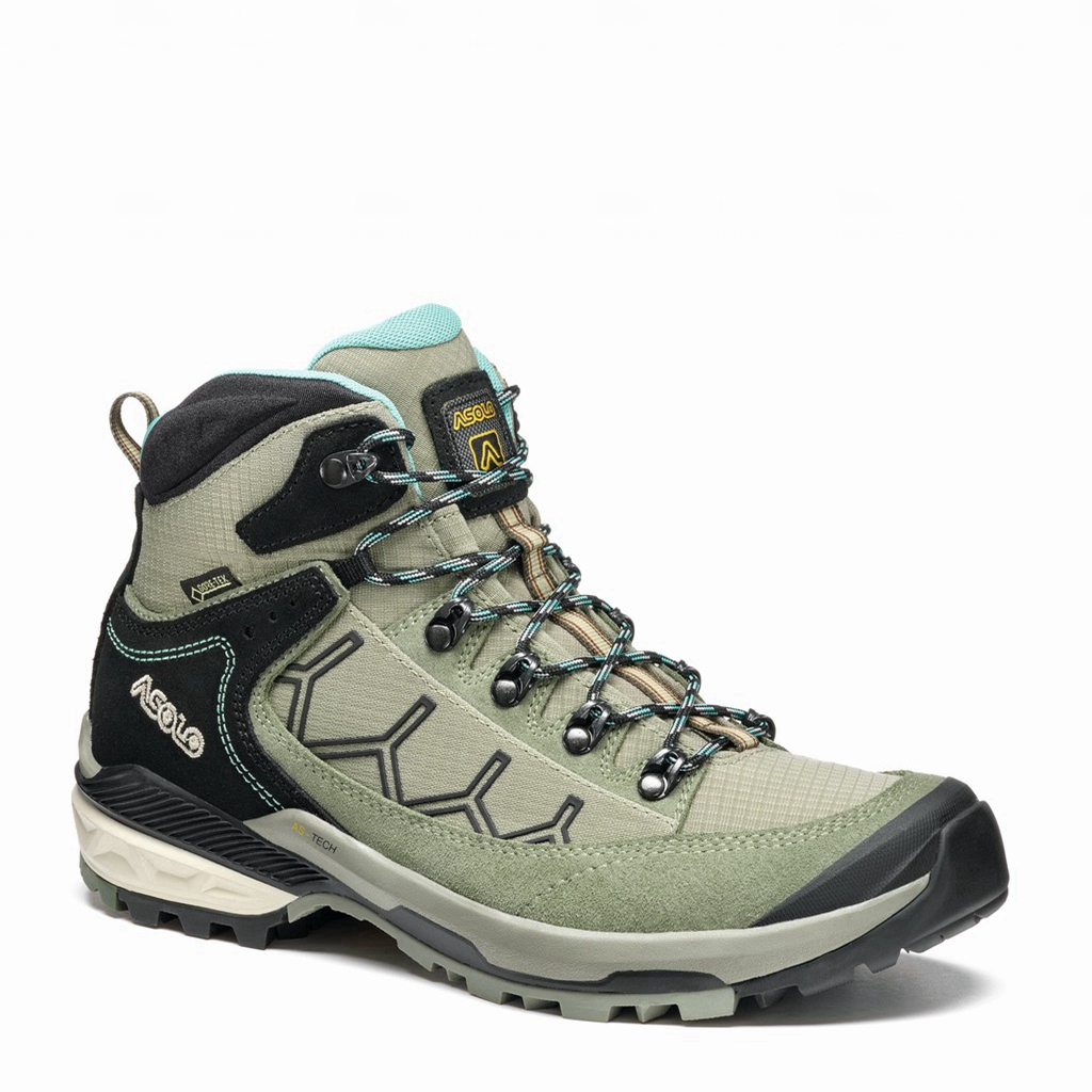 Light Green Women's Asolo FALCON EVO GV Hiking Boots | A63055