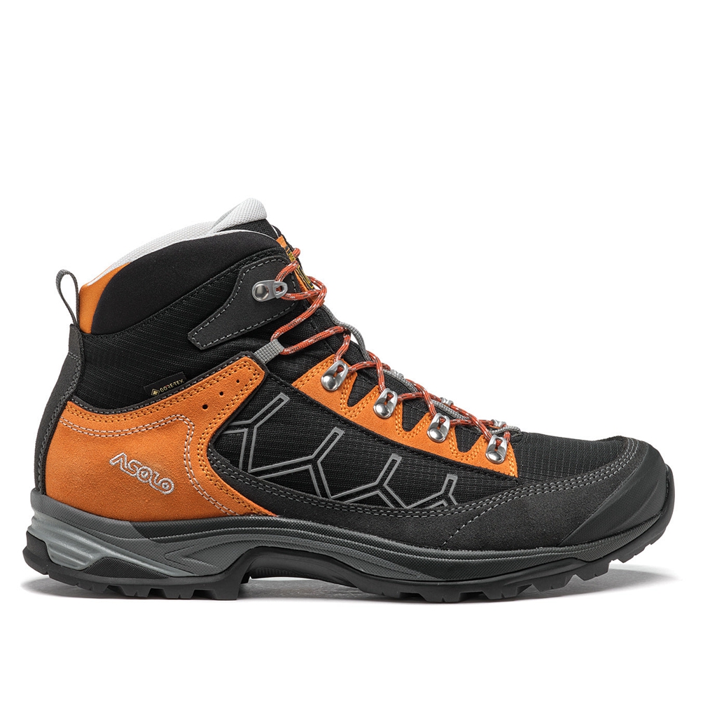 Black Men\'s Asolo FALCON GV Hiking Boots | A03045