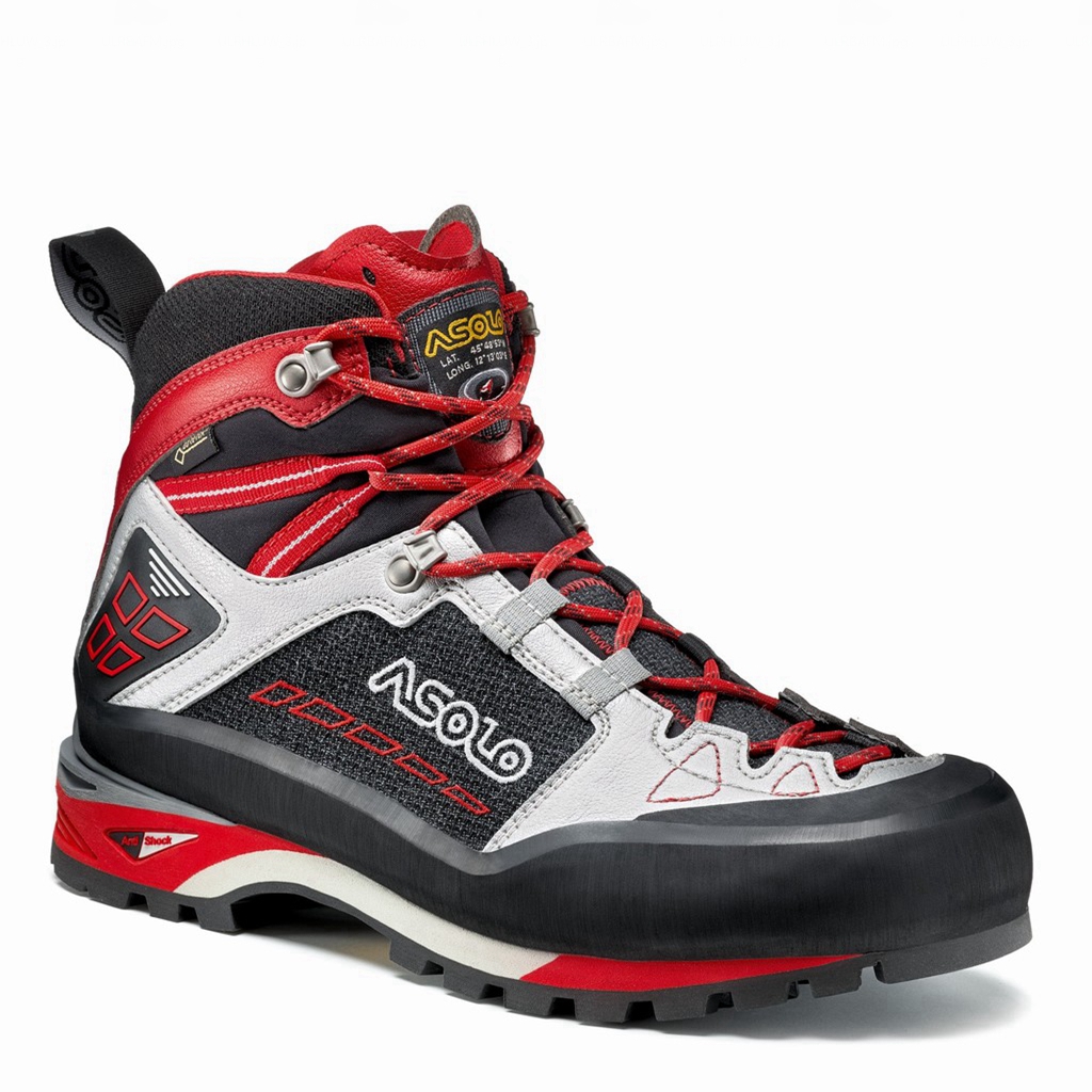 Black Men's Asolo FRENEY MID GV Mountaineering Boots | A89097