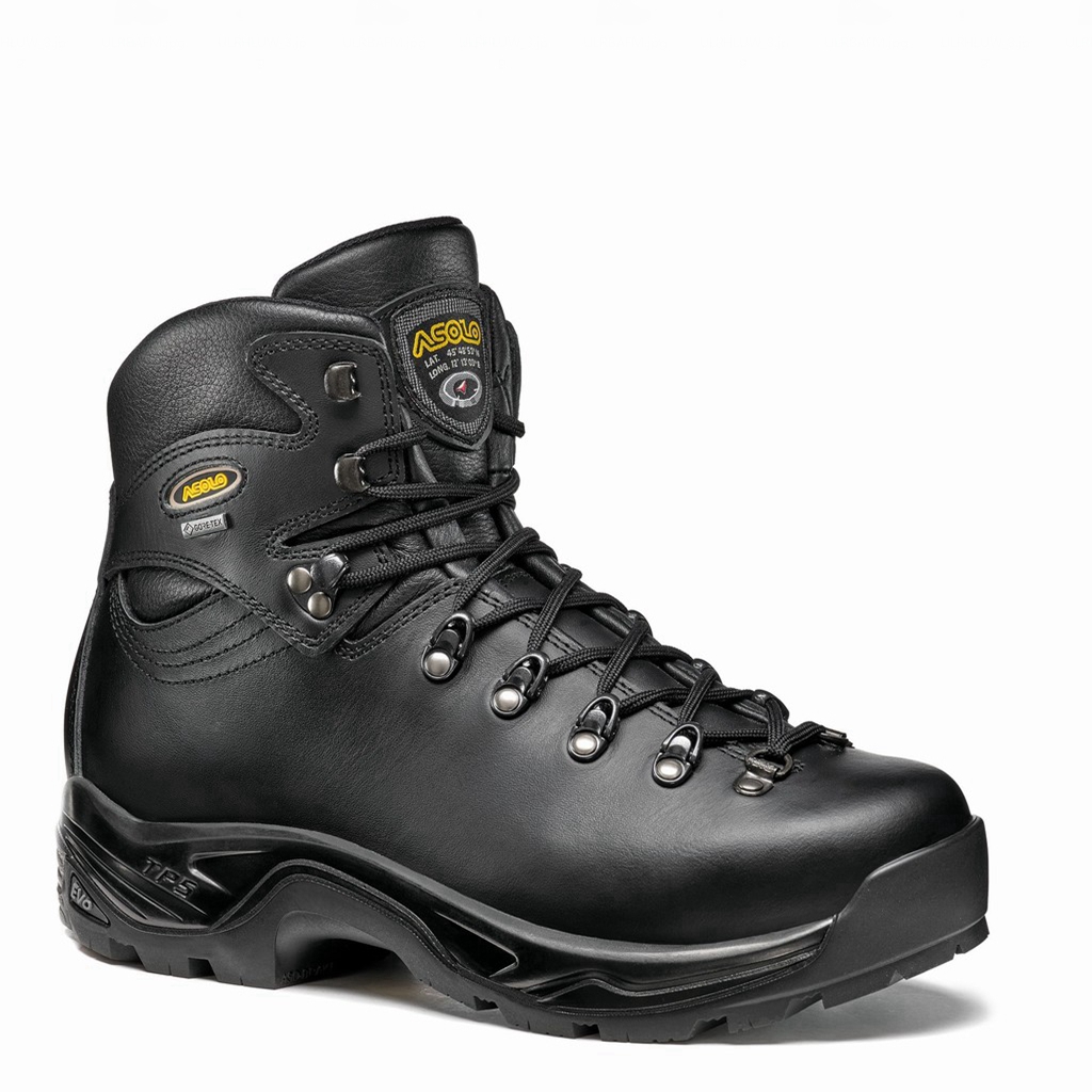 Black Men\'s Asolo TPS 520 GV Evo Wide Fit Hiking Boots | A36377