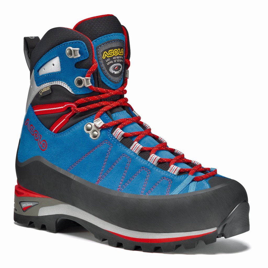 Blue Men's Asolo ELBRUS GV Mountaineering Boots | A00321