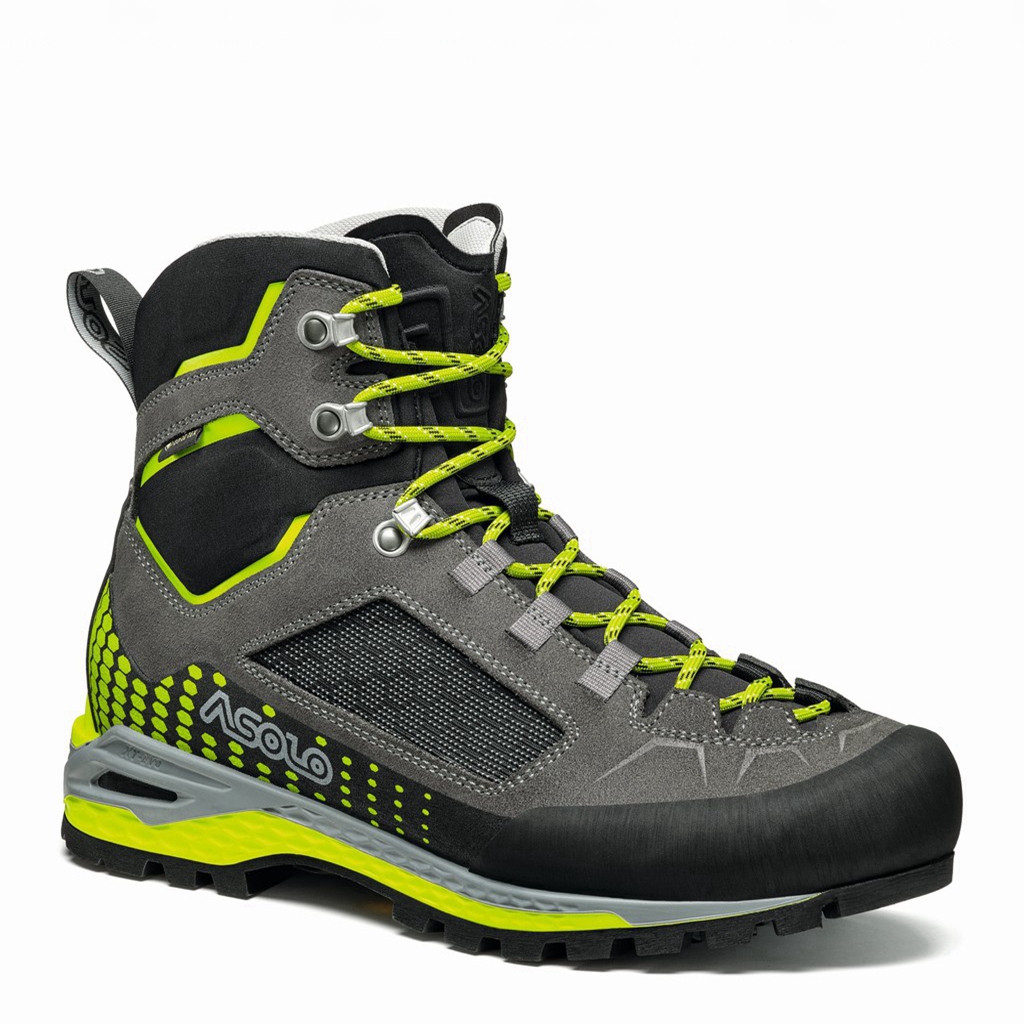 Grey Men\'s Asolo FRENEY EVO GV Mountaineering Boots | A71555